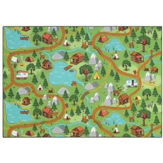 Gulvtæppe, Legetæppe Hike Town 140 x 200 Trafik Børnetæppe 635264