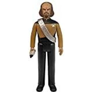 Super7 Star Trek: Den n?ste generation l?jtnant Worf - 3.75 """" Star Trek Action Figur med tilbeh?r klassiske tv -show Collectibles og Retro Toys