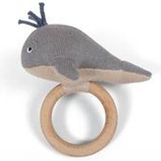 Aktivitetslegetøj - Willie the whale rattle Grey