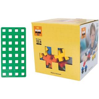 Plus Plus BIG Basic Value Pack - byggesæt med 100 brikker og byggeplade