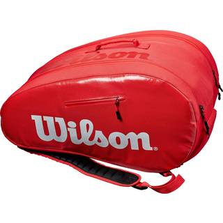 WILSON SUPER TOUR Padel Rojo/Blanco (Paletero)