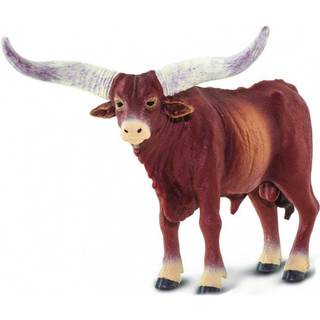 Safari Ltd. Watusi Bull Figurine - Detaljeret 6 """" Plastikmodelfigur - Sjovt uddannelsesfarmespil Leget?j til drengepiger og b?rn i alderen 3+