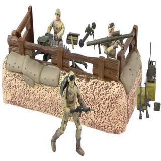World Peacekeepers 1:18 Militær Forsvars enhed inkl. 2 actionfigurer