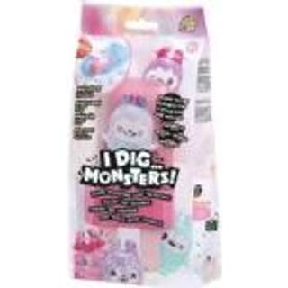 I Dig... Monsters popsicle-pakke: samlbart ASMR-legetøj med Monji-figur, farveændrende overraskelse, 28 udseender