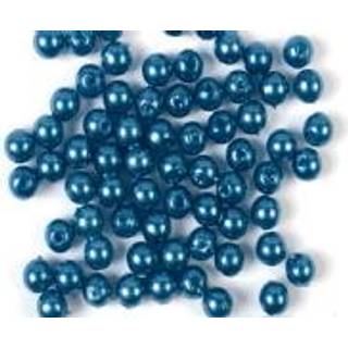 Voksperler 4mm 500g blå