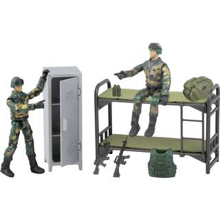 World Peacekeepers 1:18 Militær Køjeseng m/2 actionfigurer