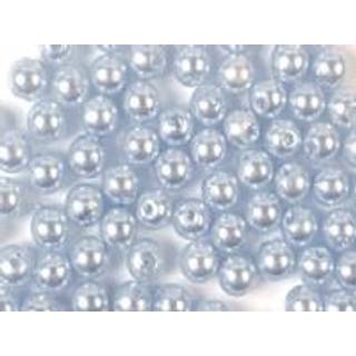 Voksperler 8mm 500g l.blå