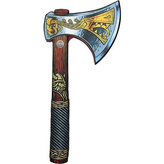 Liontouch Viking Ax | Chief Haralds middelalderlige skumleget?j til b?rns foregiver leg med norrens tema | Safe Weapons & Battle Armor til Dress