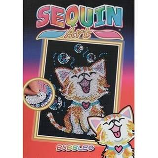 Sequin Art Bubbles the kitten 25x34cm