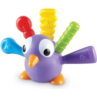 Læringsressourcer Pedro The Fine Motor Peacock - 6 stykker i alderen 18 måneder Toddler Learning Toys Montessori Legetøj Udvikler fine motoriske