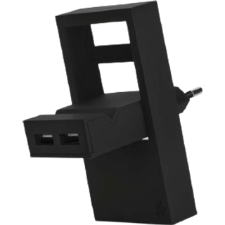 Usbepower Rock Wall Charger - Brun