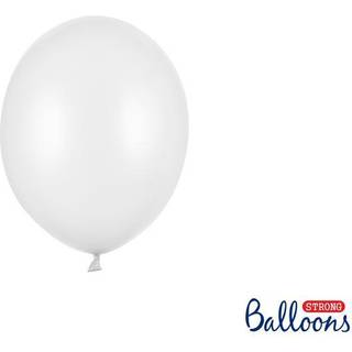 100 stk. Latexballoner hvid perle 5" – Professionel kvalitet til festdekoration