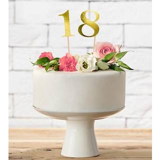 11 stk. Bordnumre Guld på Pind 24-26 cm – Marker bordene med stil og elegance