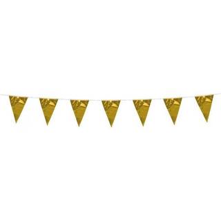 3 m. Vimpler Metallic guld - ind og udendørs