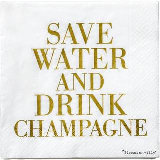 Bloomingville Save water serviet 20-pak 33 x 33 cm
