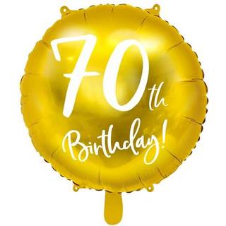 70 års fødselsdag folieballon 18"