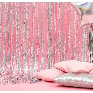 Festgardin Holographic Metallic - Smal & Ekstra Høj - 90x250cm