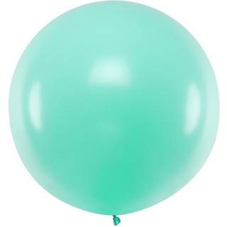 1 stk Kæmpe pastel mint ballon - 1 meter
