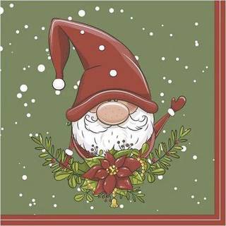 Servietter, Snude Nisse, str. 33x33 cm, 20 stk./ 1 pk.