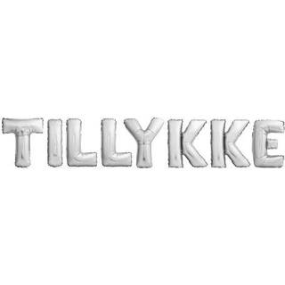 Tillykke Folieballon Sæt Sølv 14" - Perfekt til Festlig Dekoration &amp; Nem Opsætning