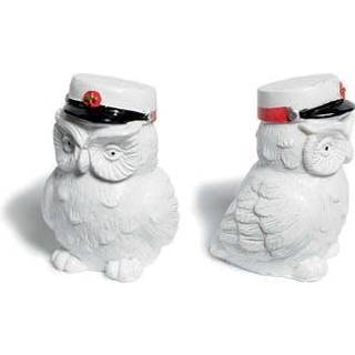 Studenter ugle rød stor 6 stk i pakke