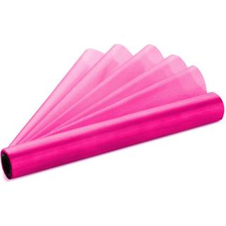 Mørk pink organza bordløber 0,36 x 9 m.