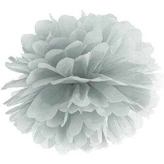 Pompom Sølv 25cm