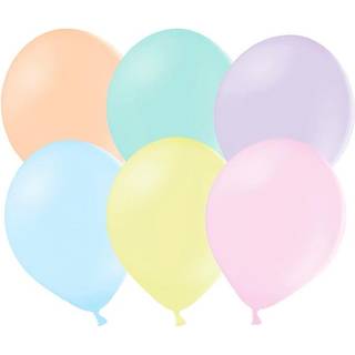 100 stk. Latex balloner pastel mix farver 5" - Perfekt til festdekorationer