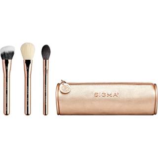 Sigma Beauty Brush Set Bloom + Glow Makeup børste sæt med etui - 1 stk.