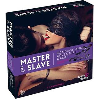 Master & Slave - bondage legetøjssæt (lilla-sort)