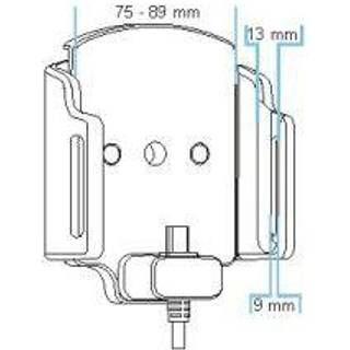 Brodit Aktiv holder til fast installation 527629