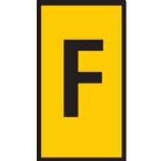 Hellermann Ledningsmærke f gul w2