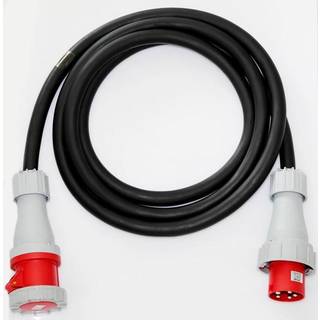 DANCABLES Alukaflex 5G16 63A kabelsæt sort længde 15m IP67