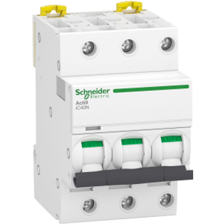 Schneider automatsikring ic40n 3p 32a 6/10ka