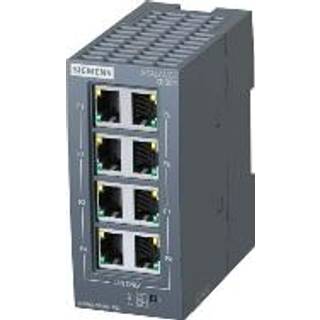 Siemens Scalance xb008 unmanaged industrial ethernet switch for 10/100 mbit/s
