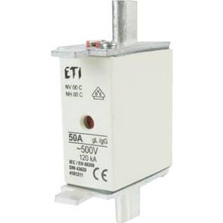Sikring NH 00 63A 500V gL/gG