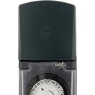 REV Timer Mechanical Outdoor, black 0025700409