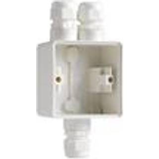 Niko Underlag 1-modul, 3x m20, ip55, hvid