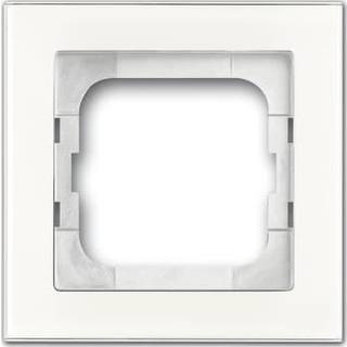 ABB axcent ramme 1 modul, hvidt glas