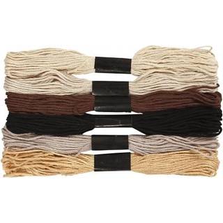 Broderigarn | 6 bundter | Natur harmoni