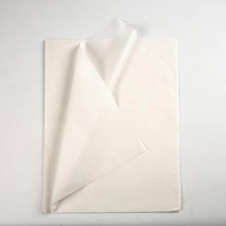 Hvid Silkepapir 50x70 cm - 10 ark til kreative projekter