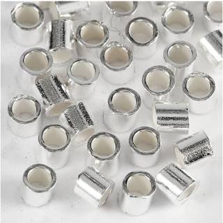 Sølv Wireklemmer 2 mm - 50 stk. til Smykkedesign