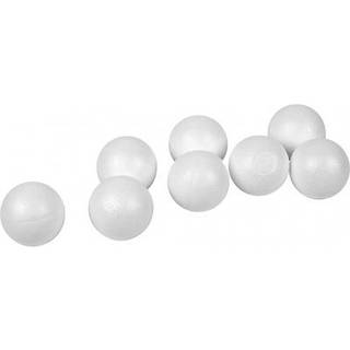 Hvide Styroporkugler 4 cm - 100 stk. til Kreative Projekter