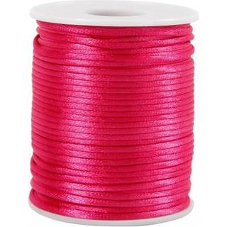 Pink Satinsnor 2 mm - 50 m til Dekoration