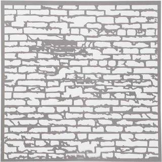 Stencil til Mursten 30,5x30,5 cm - Genanvendelig Plast