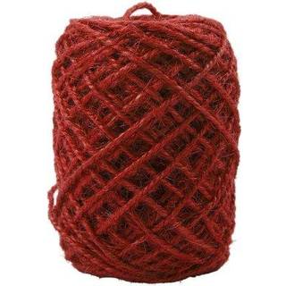 Rød Naturhamp 1-2 mm, 150m - Kreativ Dekoration
