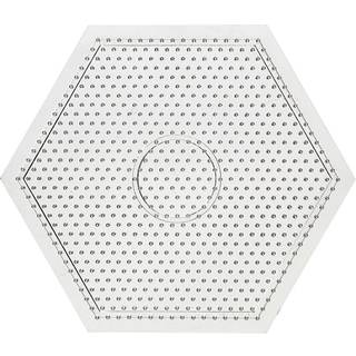 Stor Sekskantet Perleplade 15x15 cm - 10 stk.