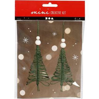 Creativ Company Mini Creative Kit Macrame Christmas Tree