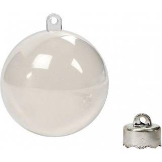 Transparent Deko-kugle 6 cm - 8 stk. til DIY-projekter