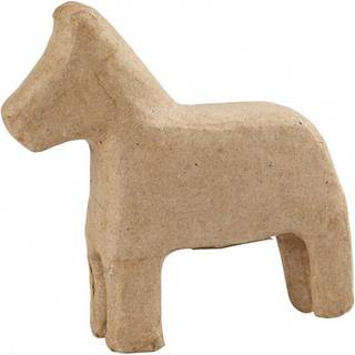 Håndlavet Papmaché Hest - 14 cm Dekorativ Figur